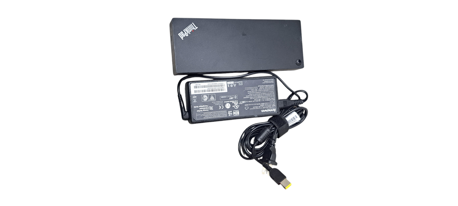Lenovo DK1841 40AN ThinkPad Thunderbolt 3 Dock Gen2 W/ Adapter