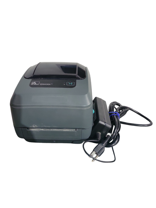 Zebra GX430T Thermal Transfer label Printer | GX43-102410-000 w/ AC !