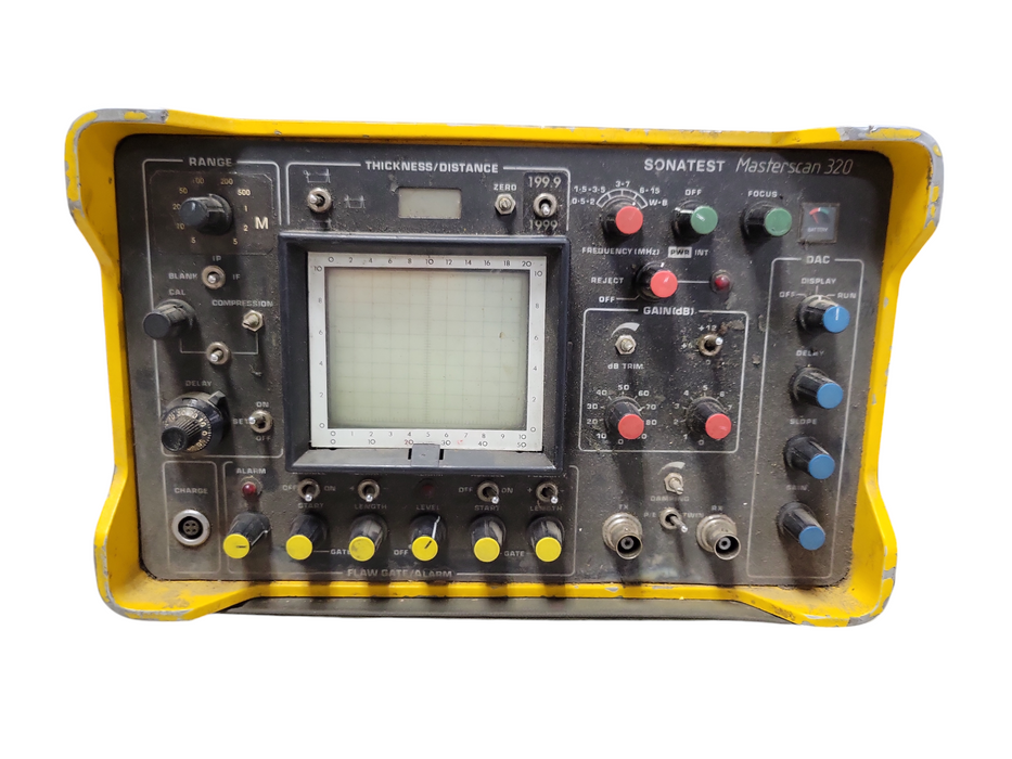Sonatest Masterscan 320 digital ultrasonic flaw detector, READ _