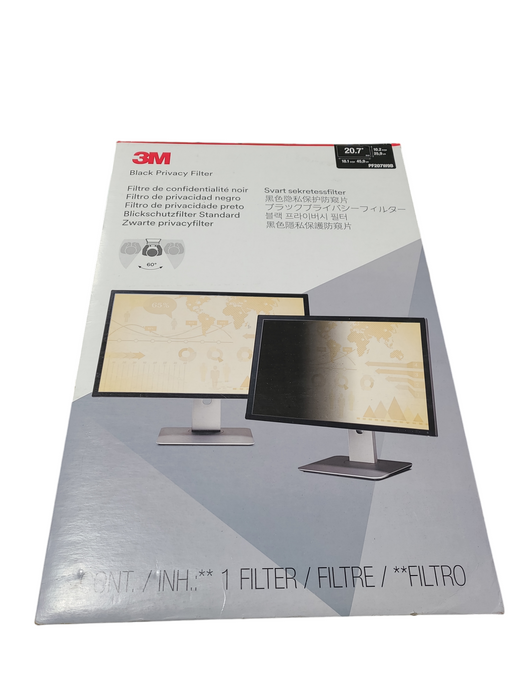 3M Black Privacy Filter 20.7" Monitor