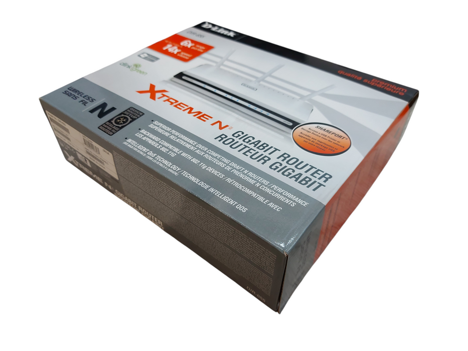 D-Link DIR-655 Xtreme N Gigabit Router - 6 X Range - 14X Speed