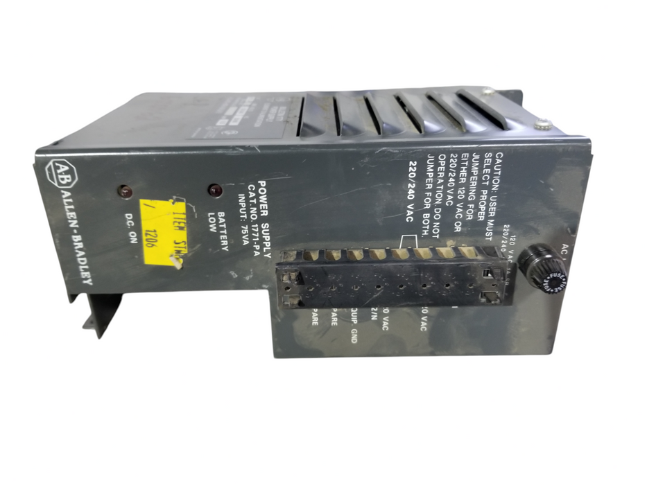 Allen-Bradley 1771-P1 Series B Power Supply 120/240V 50/60Hz Q