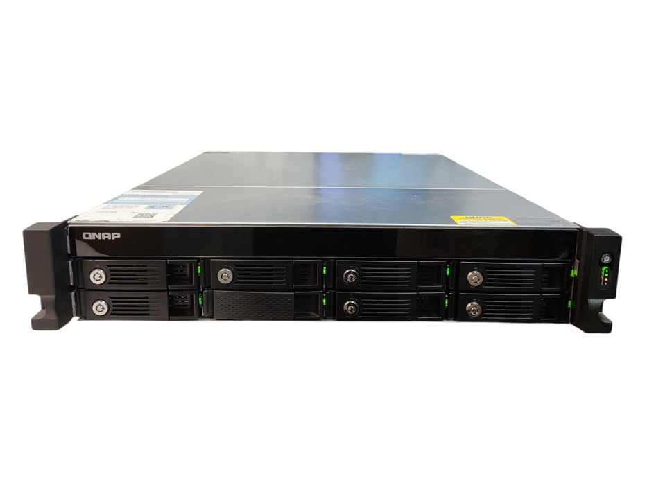 QNAP TVS-871U-RP 8-Bays NAS, i5-4590S, 8GB RAM, 8x 2TB HDDs & 2x128GB mSATA