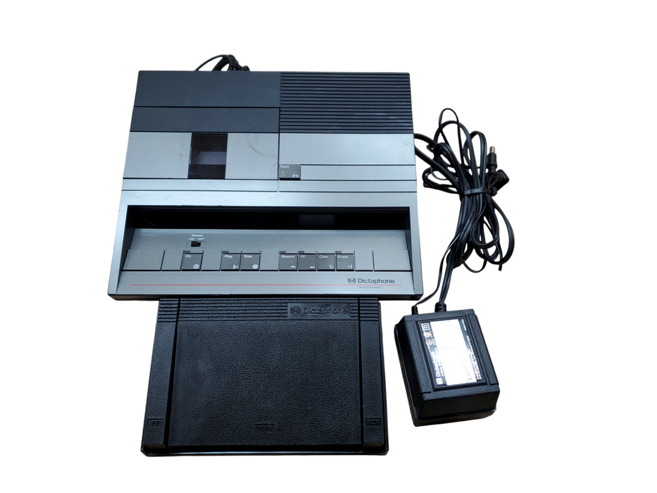 Dictaphone 2709 Voice Processor w/ Pedal & Power Adapter *READ*