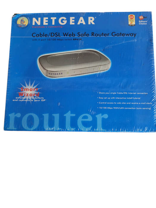 NETGEAR RP614 Web Safe Router with 4-Port 10/100 Mbps Switch
