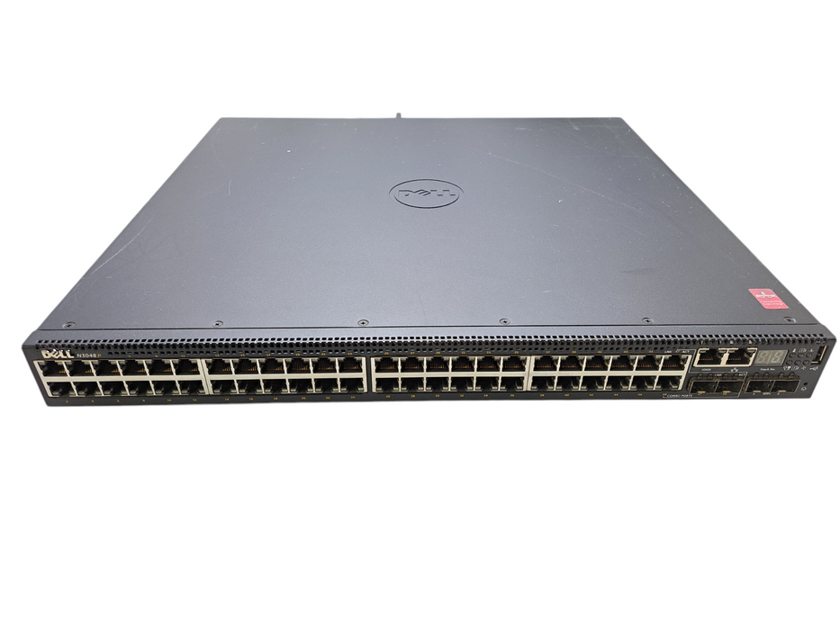 Dell N3048P | 48-Port Gigabit PoE+, 2x 10G SFP+ Managed Switch w/ 2x 1100W