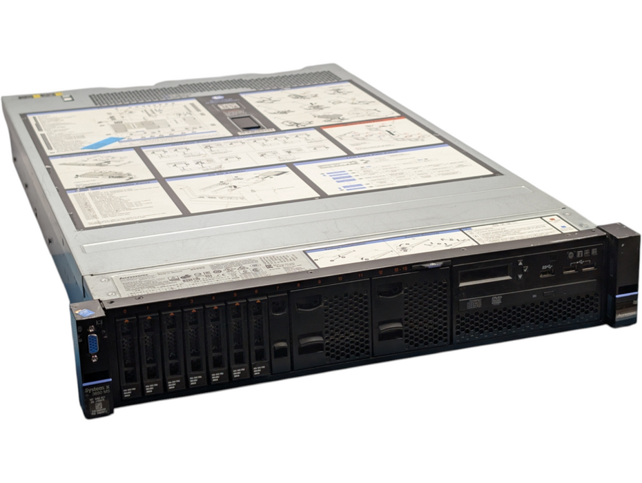 Lenovo System X 2U 3650 M5 2x Intel Xeon E5-2640 v3 32GB RAM -
