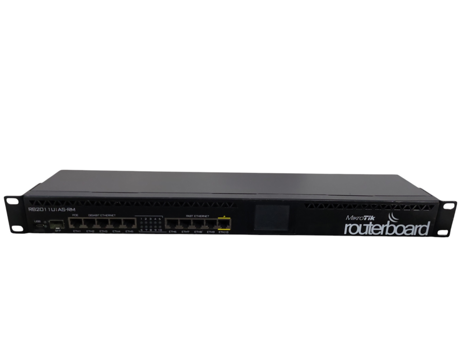 MikroTik RB2011UiAS-RM Routerboard Gigabit Router !