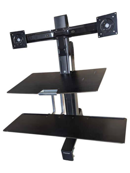 ERGOTRON Sit / Stand Dual Monitor Workstation Standing desk Q-