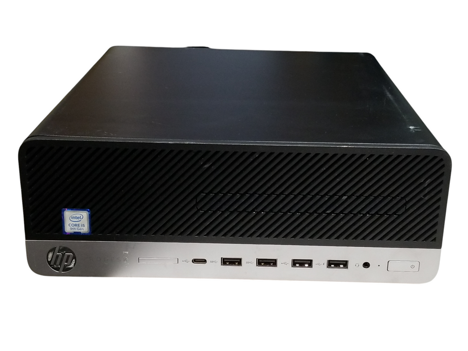 HP ProDesk 600 G5 SFF, Intel i5-9500 CPU 3.00GHz, 8GB RAM - NO HDD Q