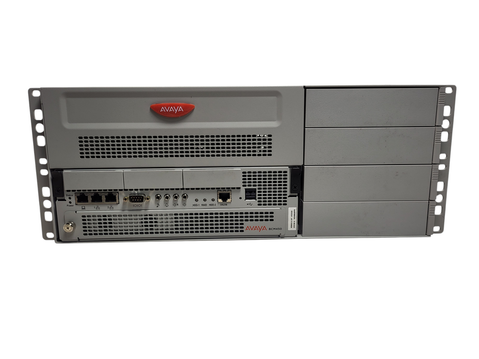 Nortel Avaya BCM 450 R6 6.0 Phone System 156 Voicemail 120 IP 16 VoIP/SIP Trunks $