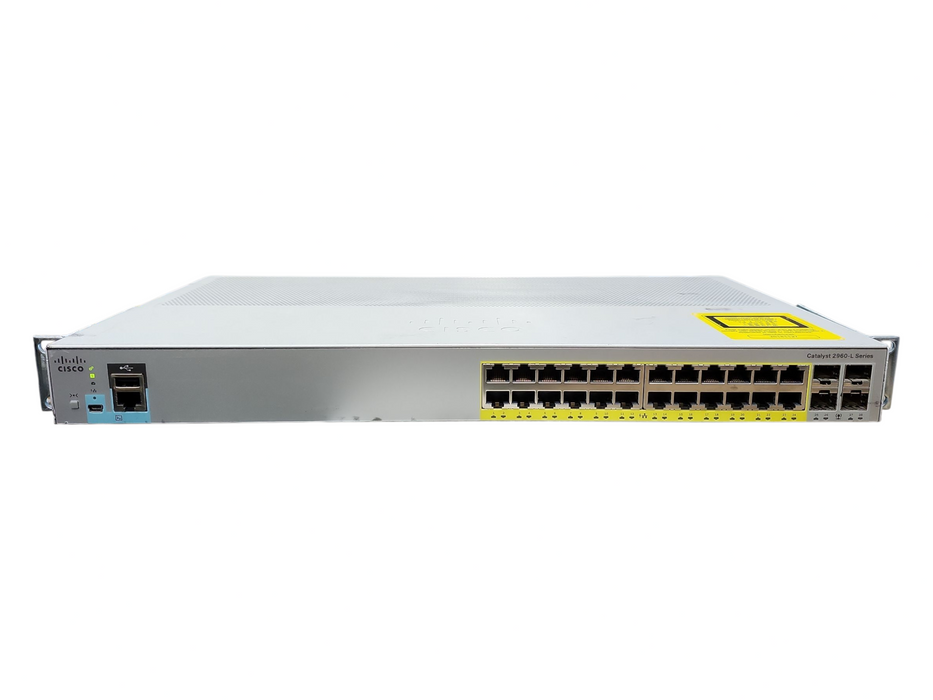 Cisco Catalyst WS-C2960L-24PS-LL, 2960-L Gigabit PoE Network Switch