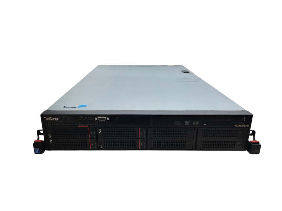 Lenovo ThinkServer RD440 - 2x Xeon E5-2407 v2 32GB DDR3 NO HDD 2x800W PSU %