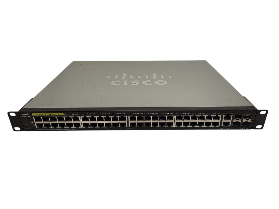 Cisco SG350-52P-K9 V03 | 52-Port Gigabit PoE Managed Switch Q$