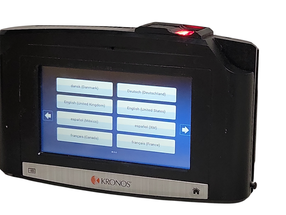 Kronos InTouch 9100 Employee Time Clock Punch Touchscreen 8609100-008, READ Q_