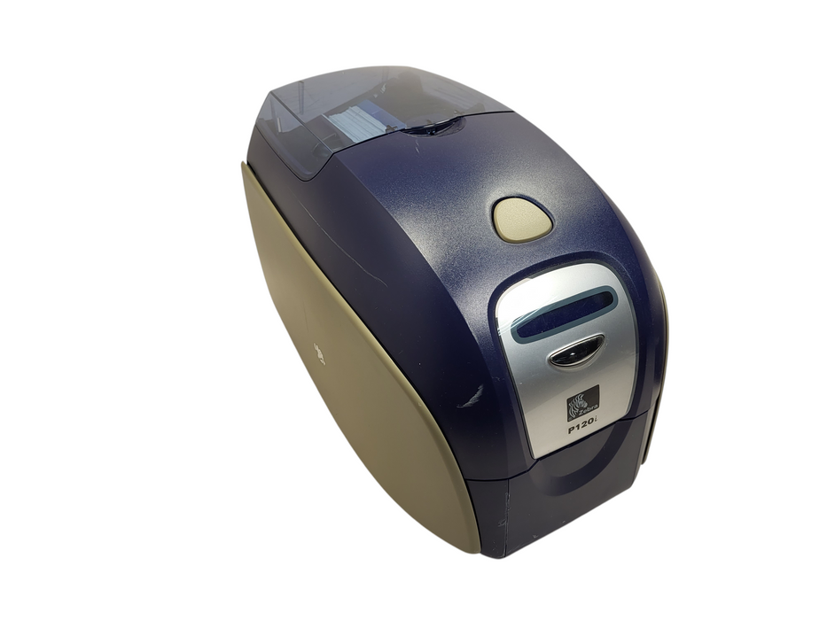 Zebra P120i Color ID Card Thermal Printer No AC $