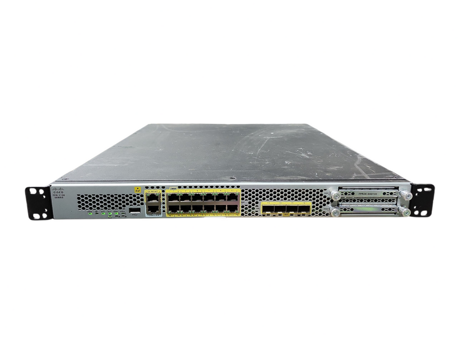 Cisco FPR-2110 v01 FirePower Security Appliance With 100GB SSD w/ Rack Ears