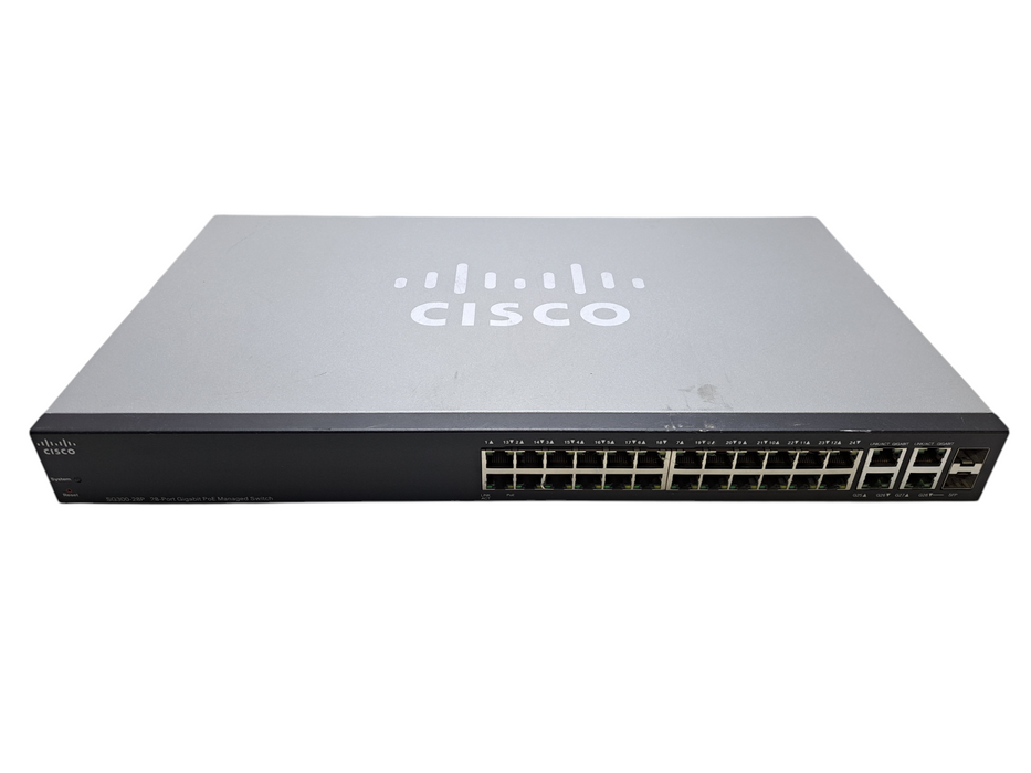 Cisco SG300-28P V02 | 28-Port Gigabit PoE Managed Switch w/ 2x SFP