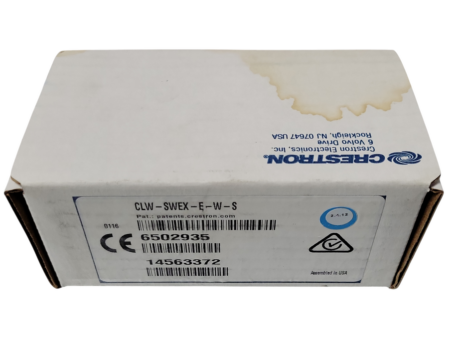 Crestron CLW-SWEX-E-W-S In-Wall Switch Q_