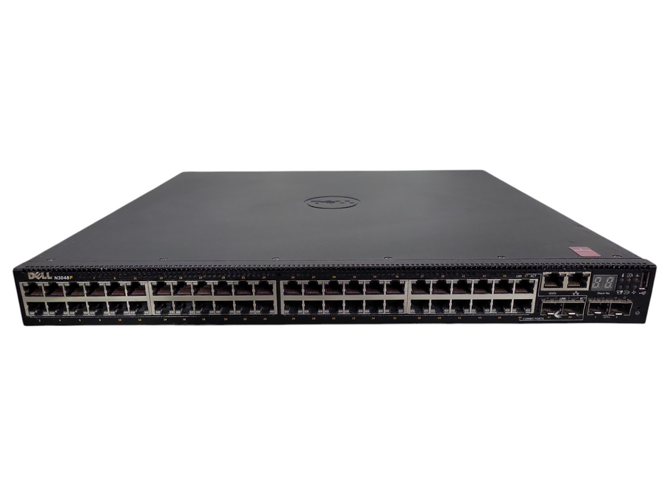 Dell N3048P | 48-Port Gigabit PoE+, 2x 10G SFP+ Managed Switch | 2x 1100W !