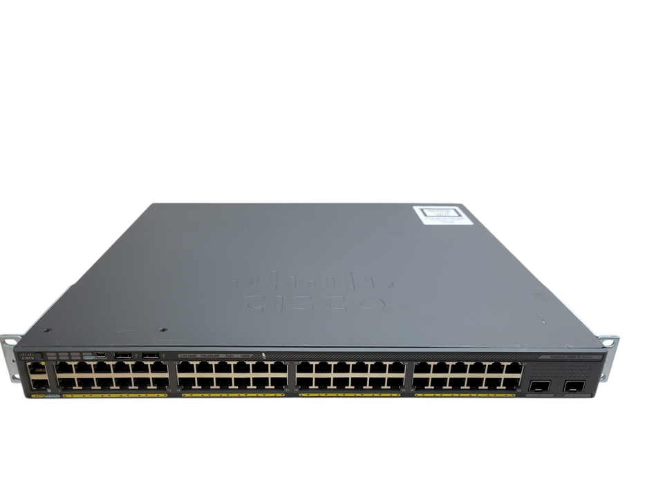 Cisco WS-C2960X-48FPD-L V05 | 48-Port Gigabit PoE+ 1x PSU 2xSFP Q%