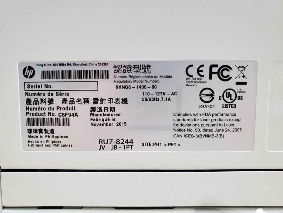 HP LaserJet Pro M402dn Monochrome Laser Printer w/ Toner Q