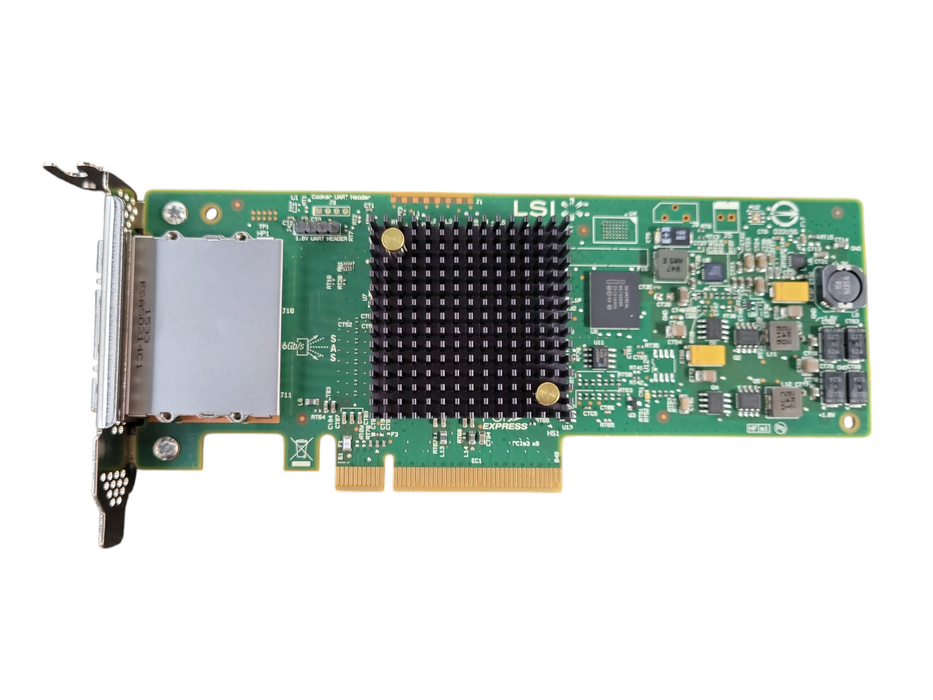 LSI SAS9207-8e 8-Port 6Gb/s PCIe x8 SAS/SATA Host Bus Adapter P/N: H3-25427 !