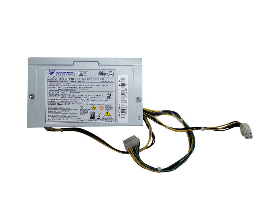 FSP GROUP INC. 500W PSU (FSP500-50ETN) Lenovo P/N:SP50H29521 %