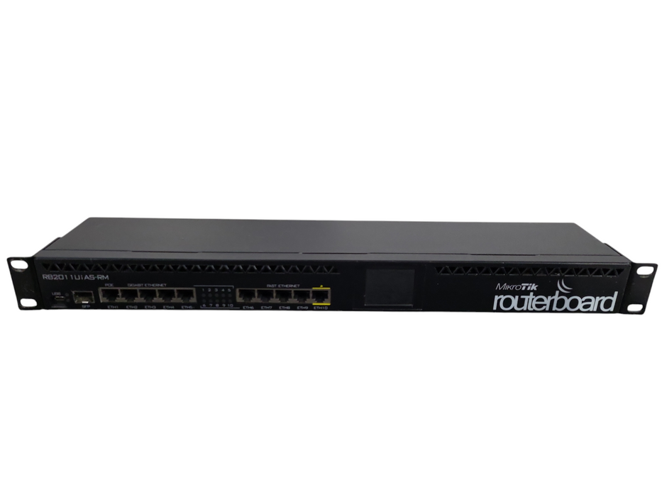 MikroTik RB2011UiAS-RM Routerboard Gigabit Router !