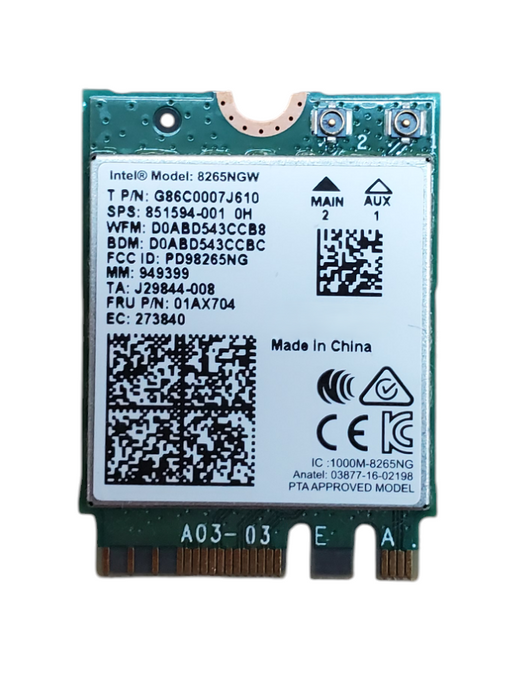 Intel AX201NGW 06970-18-04423 Wireless Network Card Q