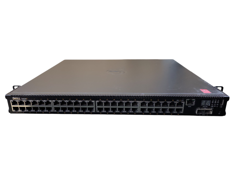 Dell Networking N2048P, 48-Port Gigabit PoE+, 2x 10G SFP+ Managed Switch !