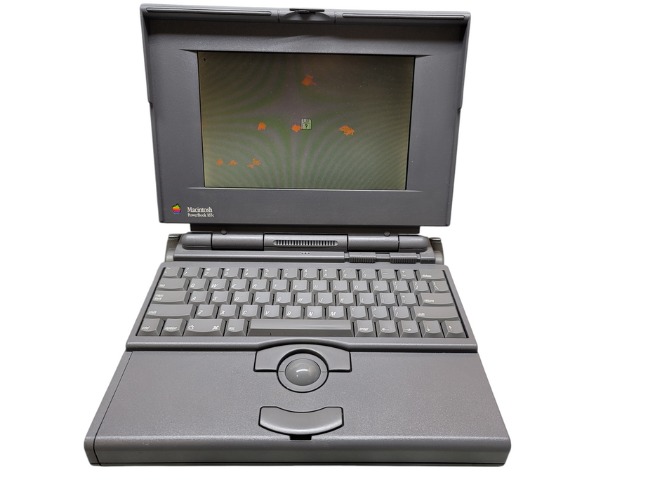 Vintage Macintosh PowerBook 165C M4990 68882 FPU 4MB RAM NO HD READ β