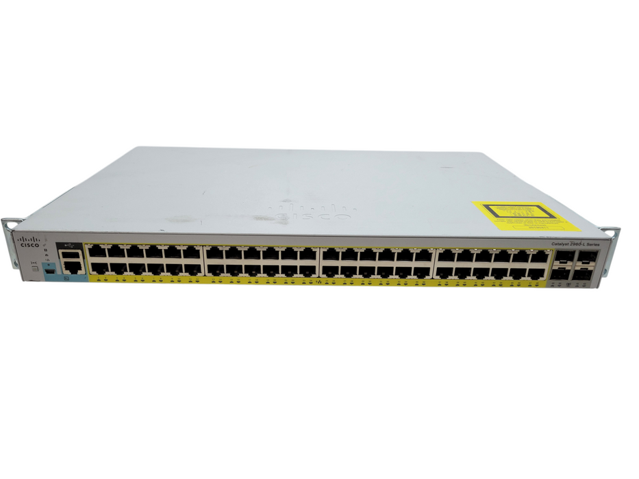 Cisco WS-C2960L-48PS-LL V01 - 48-Port Gigabit PoE Network Switch %