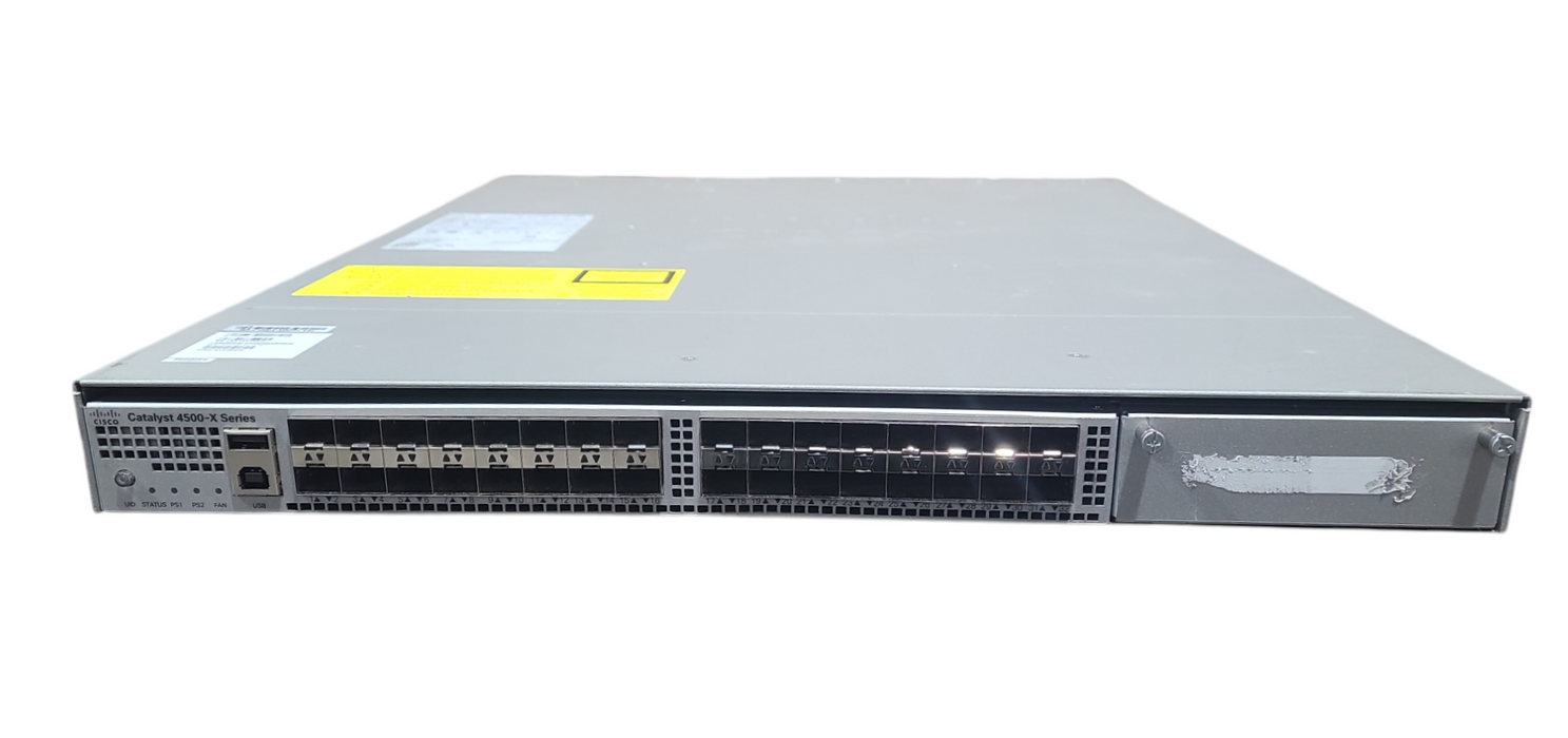 Cisco Catalyst 4500-X Series WS-C4500X-32SFP+ V02 32 Port Network Switch