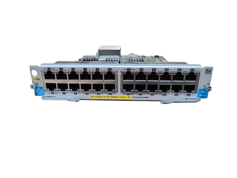 HP 24-port Gig-T PoE+ J9534A 10/100/1000 v2 zl Module Q