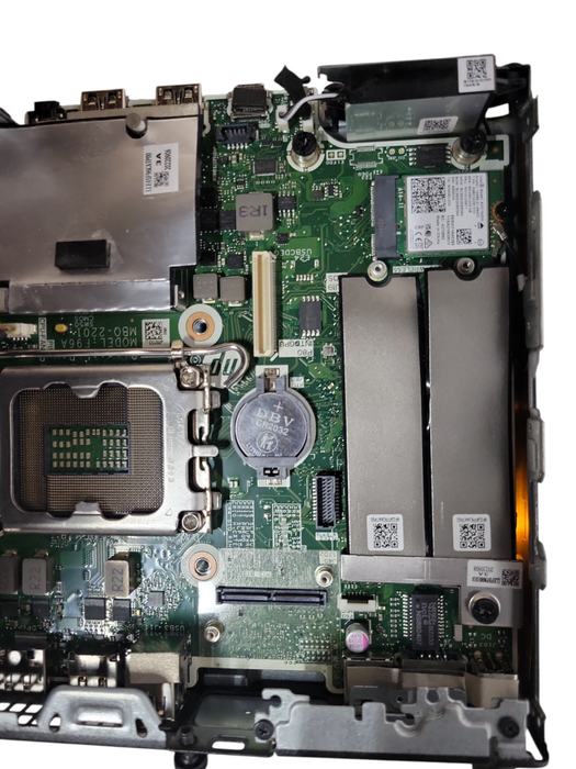 HP Elite Mini 800 G9 PC, No CPU, No RAM, No HDD/SSD, no Power adapter, READ _