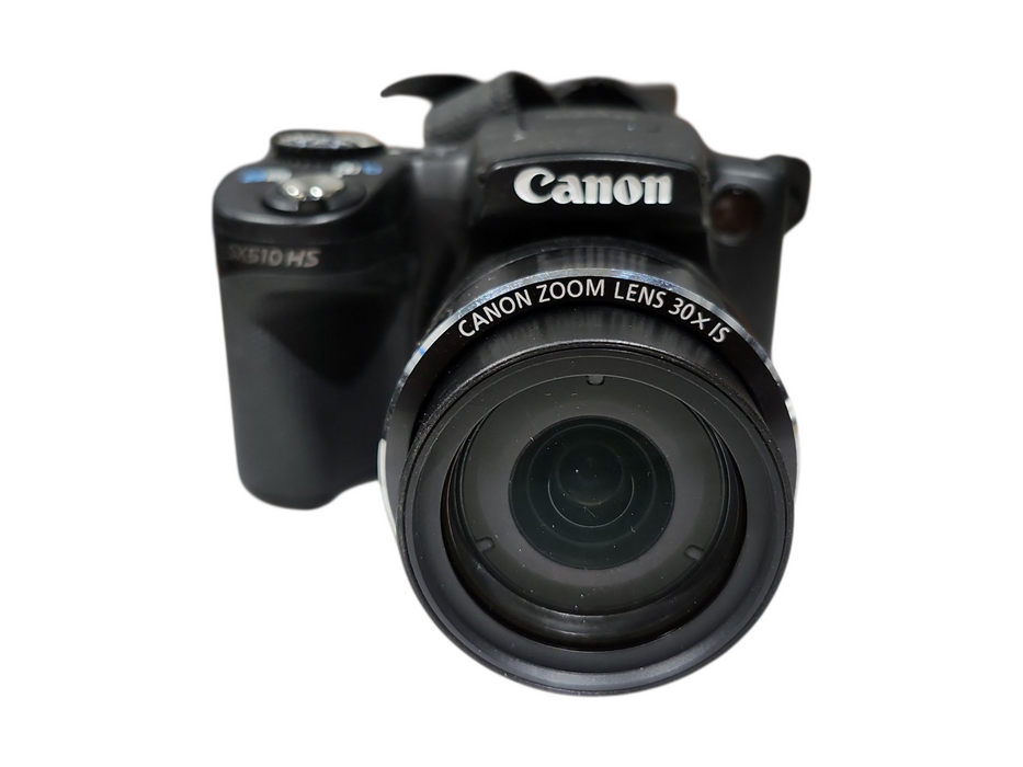 Canon PowerShot SX510 HS 12.1 MP 30x Zoom Black Digital Camera, No Battery