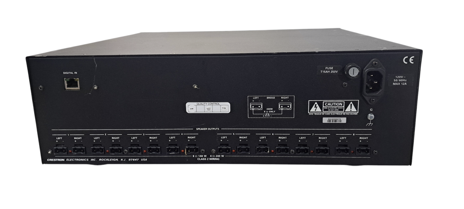 Crestron SWAMPE-8 Sonnex Multiroom 8 Zone Expansion Audio System Amp| READ
