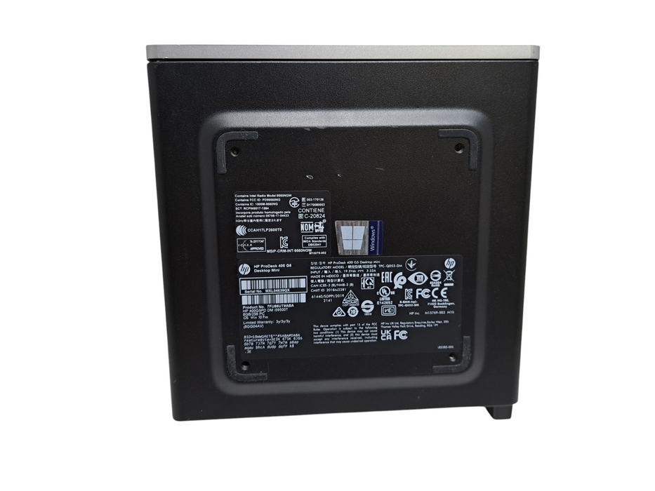 HP ProDesk 400 G5 Mini | i5-9500T @2.20GHz, 8GB DDR4, 256GB NVMe *READ* )