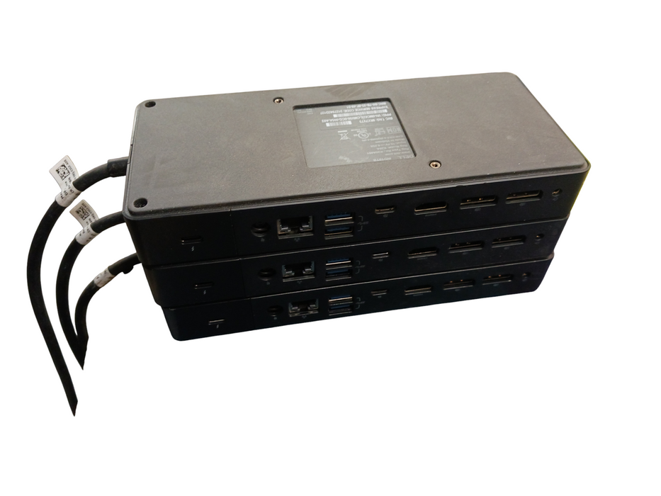 Lot of 3x Dell WD19TB USB-C Docking Stations