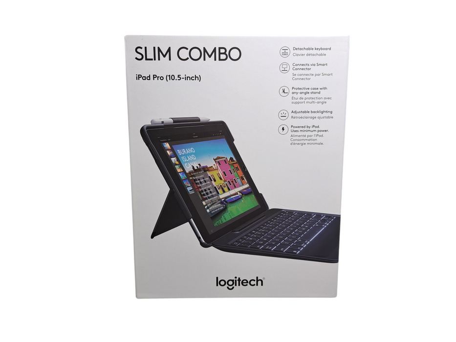 (New Open Box) Logitech Slim Combo For iPad Pro 10.5-inch | 920-008420 Q
