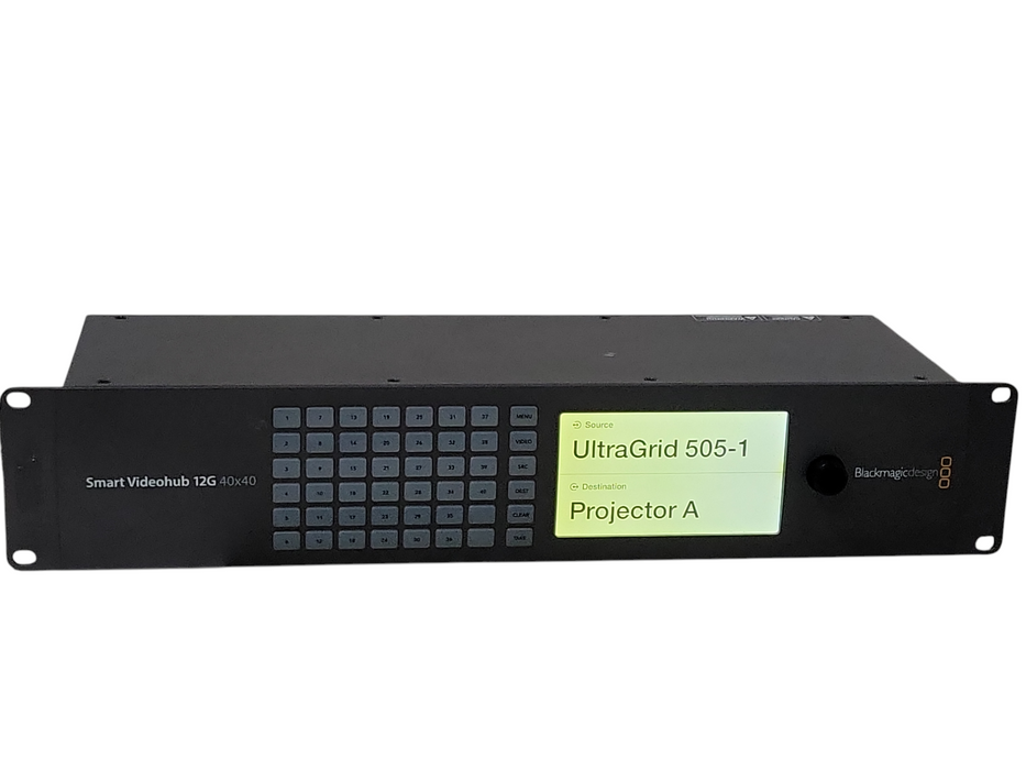 Blackmagic design Smart Video hub 12G 40x40 unit only, READ _