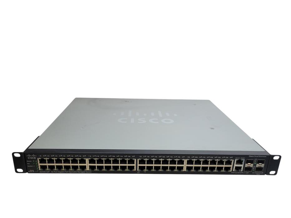 Cisco Small Business SG500-52P 52-Port Gigabit PoE Stackable Managed Switch %