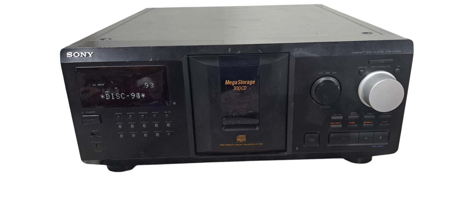 Sony CDP-CX355 300 Disc Mega Storage CD Changer Player No Remote