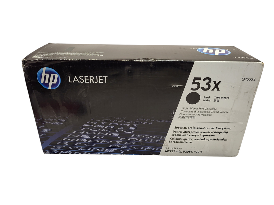Genuine OEM HP 53X Q7553X High Yield Original LaserJet Toner Cartridge - Black $