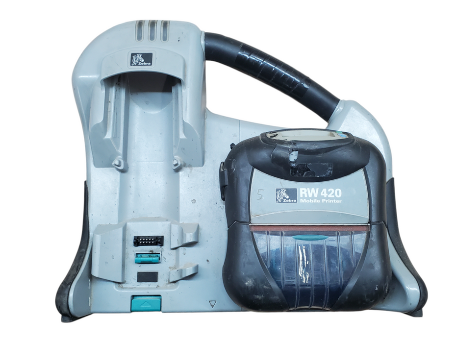 Zebra RW 420 Mobile Thermal Printer W/ Route Palette *READ* Q
