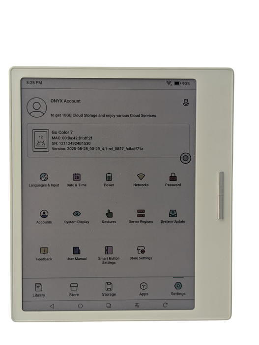 BOOX GO Color 7 e ink Color Android eReader tablet -
