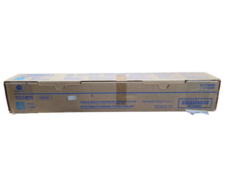 KONICA MINOLTA TN319C (A11G430) GENUINE CYAN TONER !