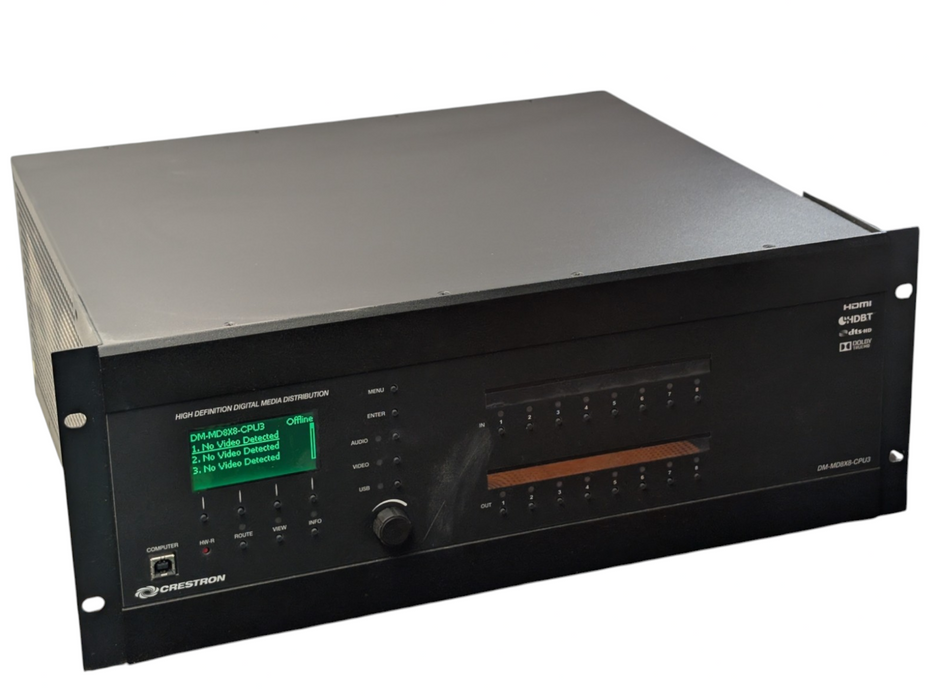 Crestron media distribution system DM-MD8X8-CPU3 -