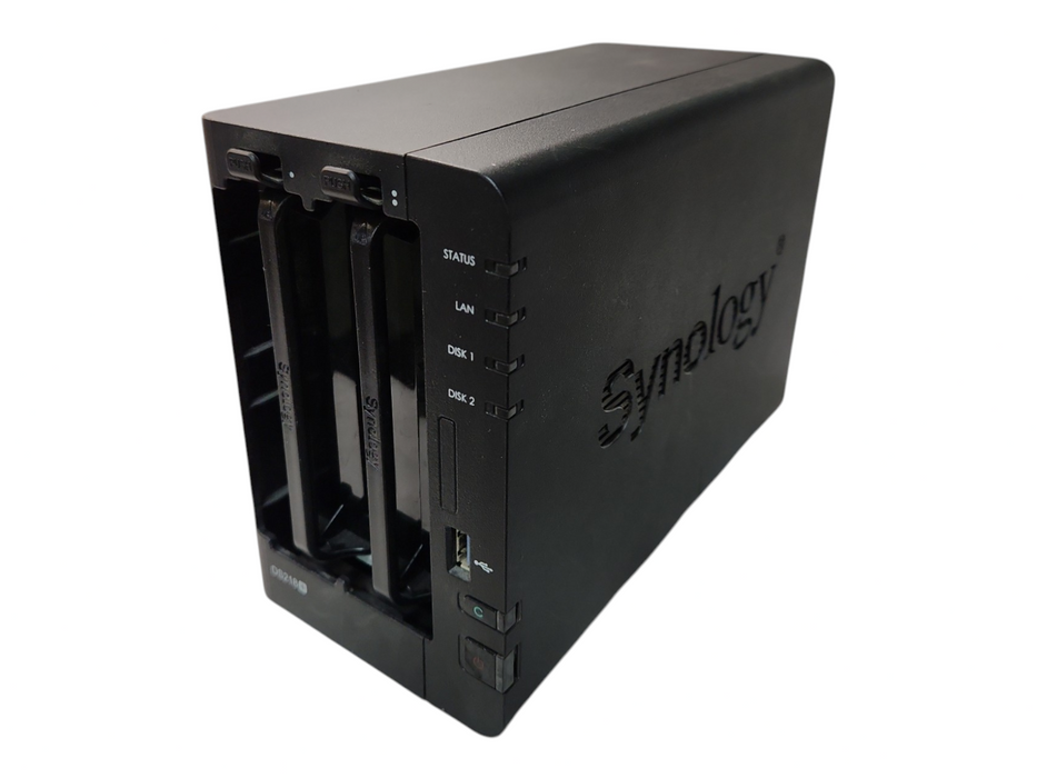 Synology DiskStation DS218+ 2 bays NAS, w/ 1x 2TB & 1x 3TB HDDs, No PWR